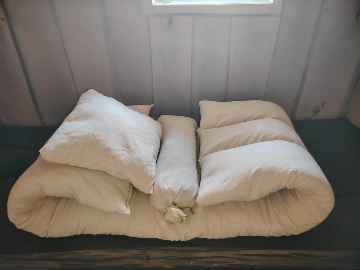 Матрас с кедровой стружкой для бани 