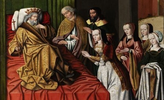 Царь Давид и Ависага  Фото из открытого доступа