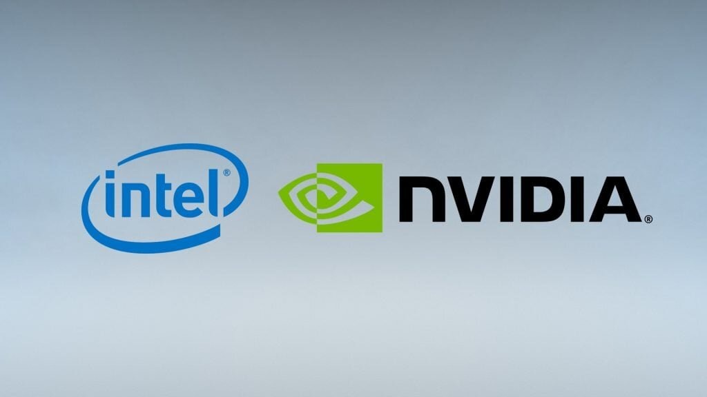 Intel Nvidia  logo