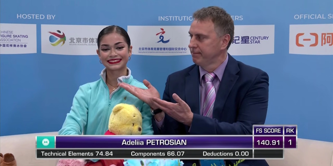 Фигуристка Аделия Петросян выиграла отбор на Олимпиаду-2026. Ученица Тутберидзе едет на Игры, обставив двух чемпионок Европы