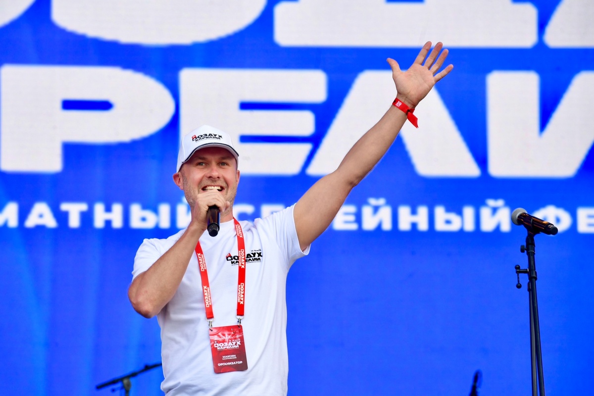    Продюсер фестиваля «Воздух Карелии» Максим Мазуровский. Фото: «Республика»/Оксана Кудряшова