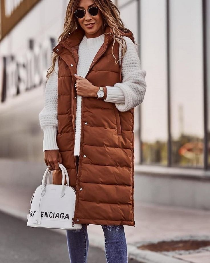 Удлиненный жилет