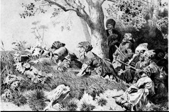 Горцы в засаде. Т. Горшельт