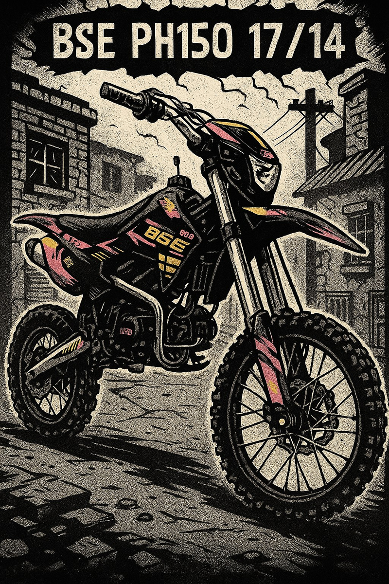 Питбайк BSE PH150 17/14 AK47