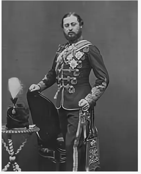 Старая фотокарточка Эдуарда, тогда еще не короля