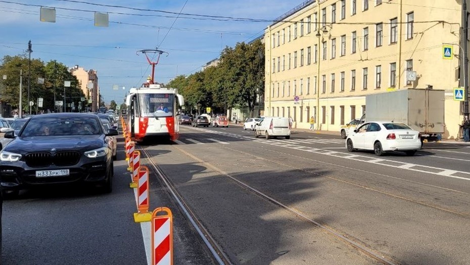    Московский проспект в Петербурге. Автор фото: t.me/pitertransport