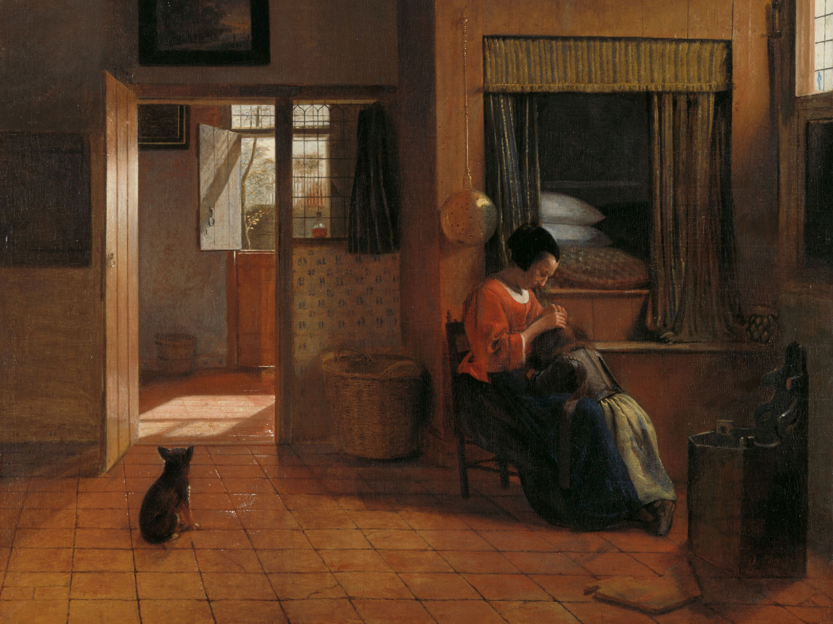 Материнские обязанности, Питер де Хох, 1660 год