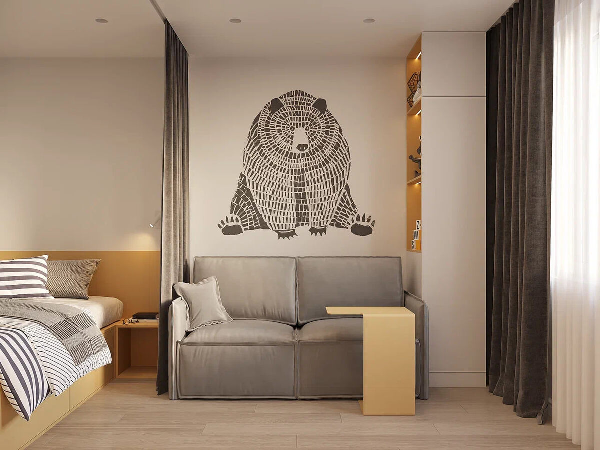 Дизайн-проект детской от студии архитектуры и дизайна Линии Пространства