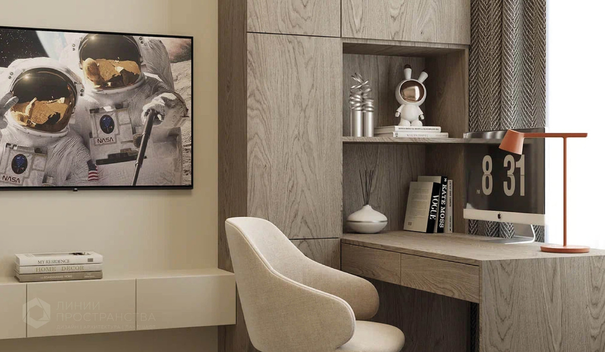 Дизайн-проект детской от студии архитектуры и дизайна Линии Пространства