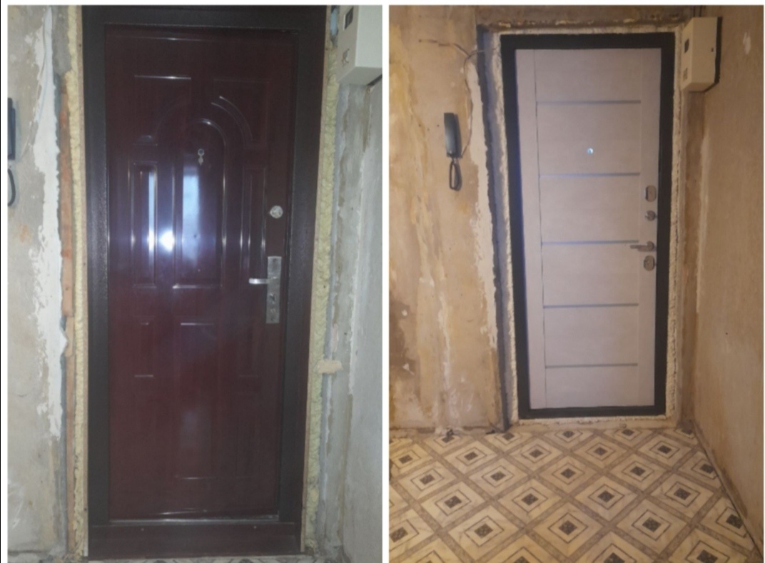 Входная дверь - прежде всего безопасность, особенно, когда в доме одни девочки. 