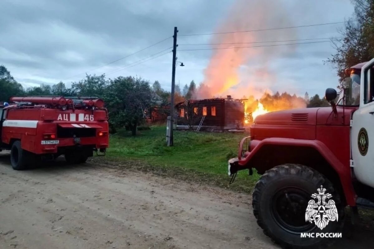    В Рамешковском округе потушен пожар в жилом доме, пострадавших нет