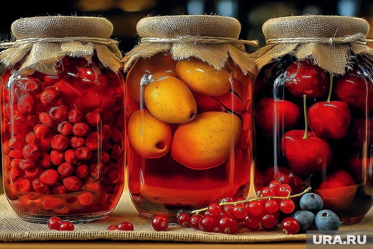    Фрукты в компотах можно сочетать, чтобы они получились еще вкуснее