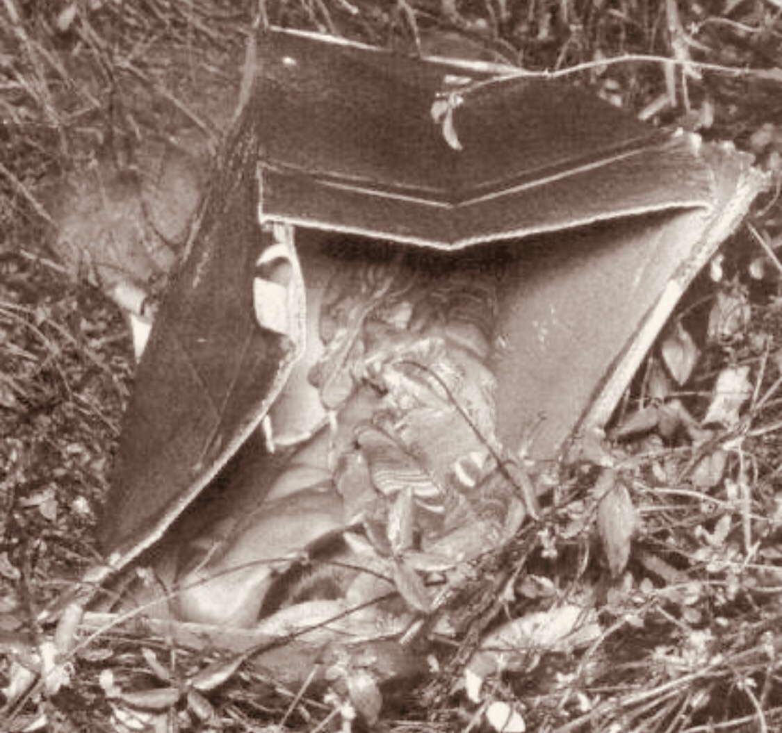 Коробка, в которой был найден ребёнок.