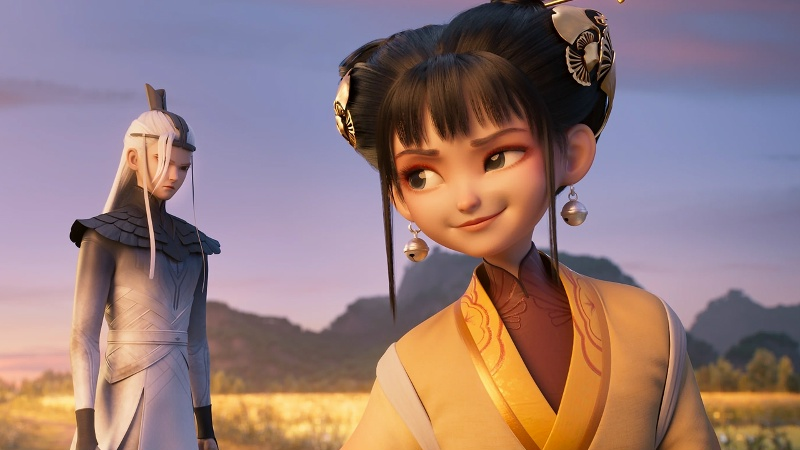 Кадр из фильма «Luo fan chen». Режиссер: Чжун Дин. Производство: Alibaba Pictures, Bilibili, Iron Fan Studio, Winsing Animation, Youku Pictures. Прокат: Ten Letters