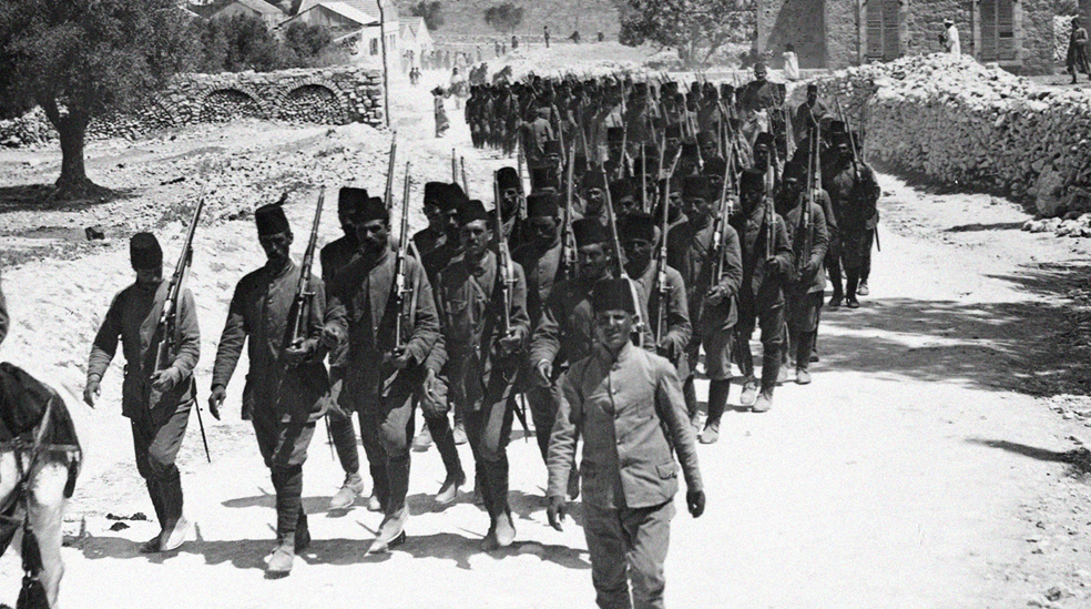 Турецкие войска на марше в Азербайджане