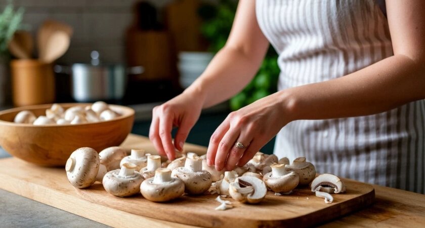    Раньше до ночи страдала, снимая пленку с маслят: теперь чищу ведро грибов за 30 минут