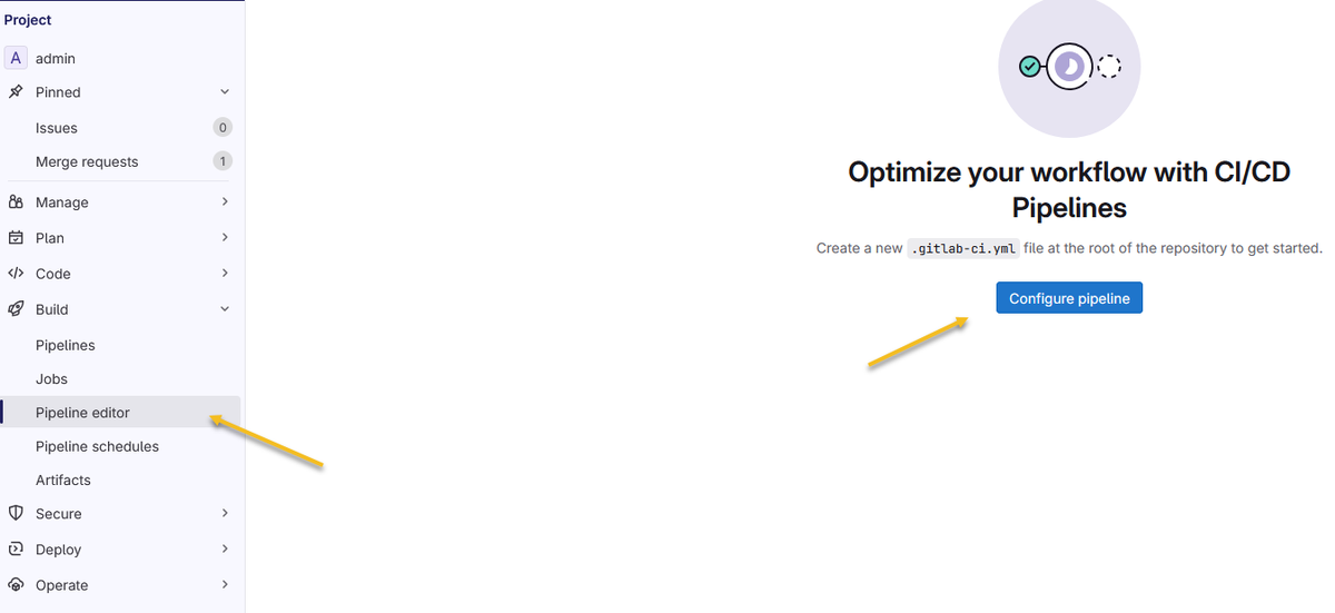 Раздел с настройками
