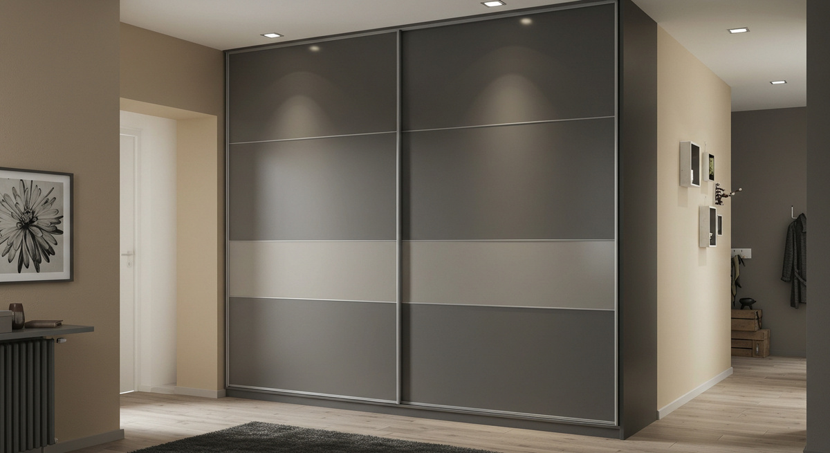 Правильное освещение места под установки мебели с установленным шкафом-купе