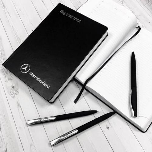 нанесение логортипа на ежедневник