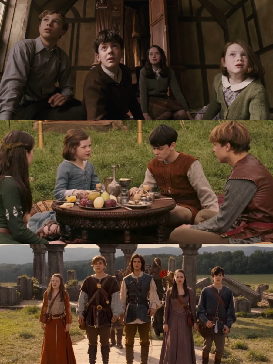 Кадры из трилогии «Хроники Нарнии»