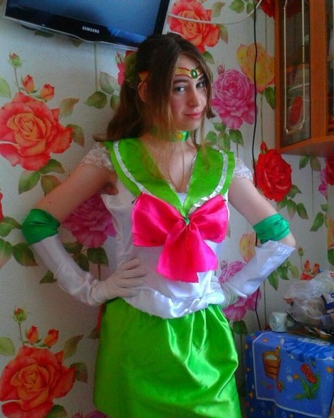 Ориби Каммпирр. Период пробы косплея по аниме: Сейлор Мун: Макото Кино. Юпитер, 2014 г © Copyright: Ориби Каммпирр