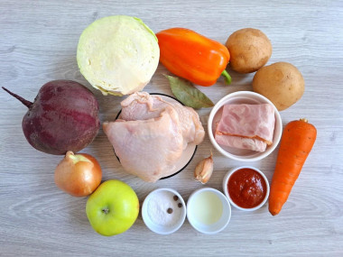 необходимые продукты