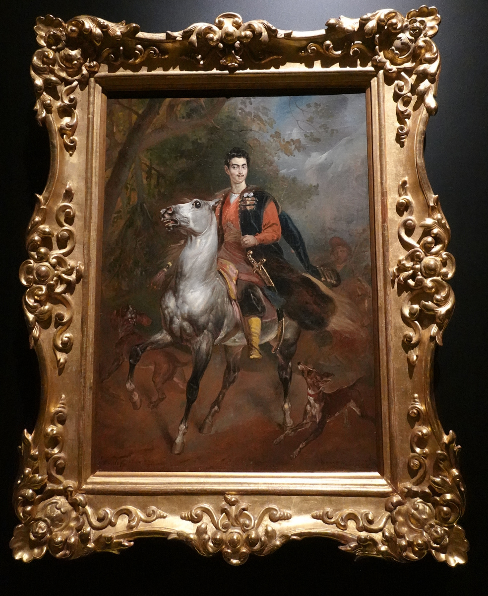 Портрет А.Н. Демидова на коне. Частная коллекция, Петербург