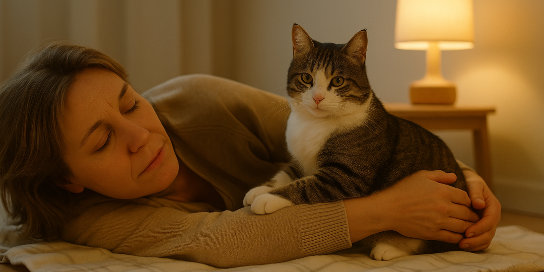 Когда кошка легла рядом, я поняла: иногда это лучший психотерапевт