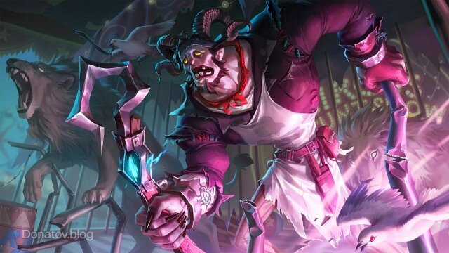    Официальная иллюстрация в честь выхода персонажа «Goatman» в Identity V