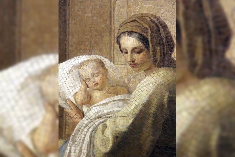    "Рождество Богородицы", фрагмент. Т. А. Нефф, 1846-1848 гг. / Соцсети
