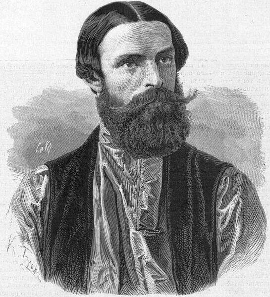    Михаил Дмитриевич Хмыров Фото: Рисовал К. О. Брож, гравировал Л. А. Серяков, общественное достояние