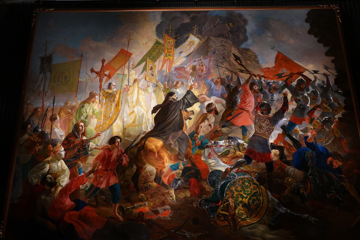 Осада Пскова польским королем Стефаном Баторием в 1581 году. Неоконченная картина