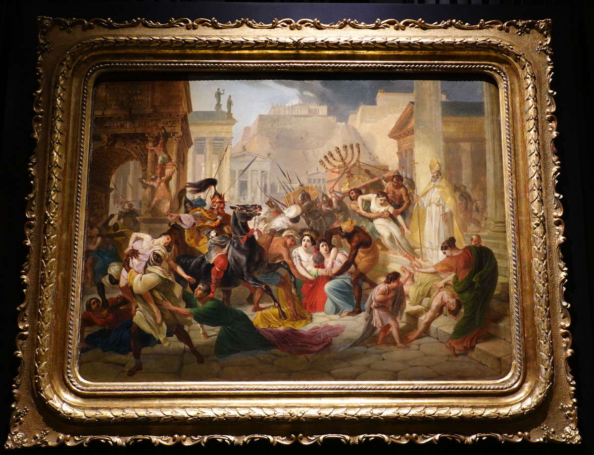 Нашествие Гензериха на Рим. Неоконченная картина