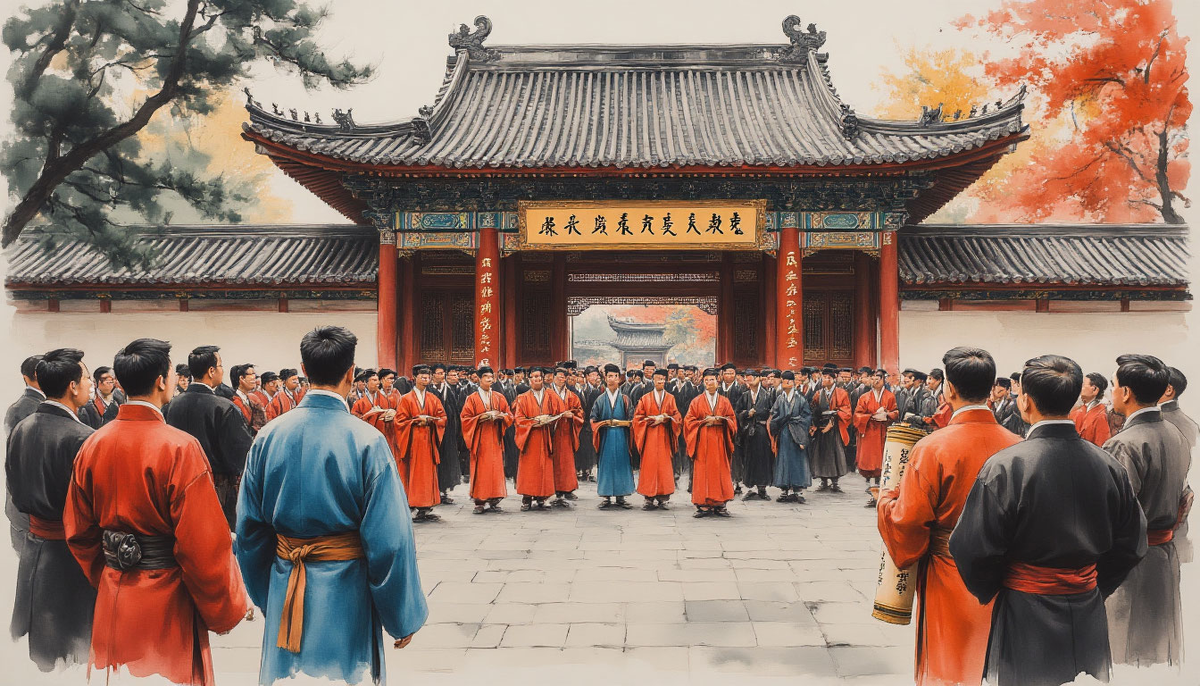 Создание Тайсюэ — системы подготовки лояльных и образованных чиновников, которые станут опорой имперской власти и проводниками ее идеологии