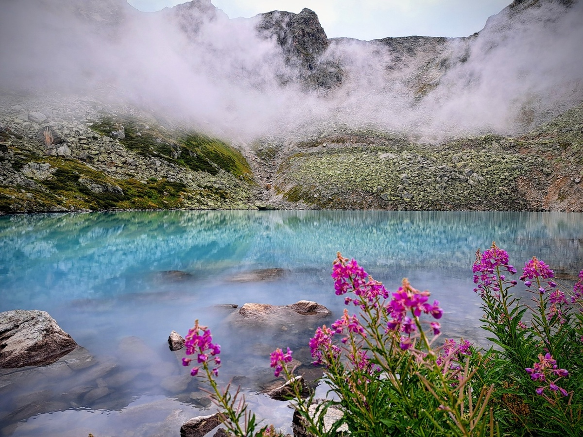 Утро туманное на Озере Баймирзакель