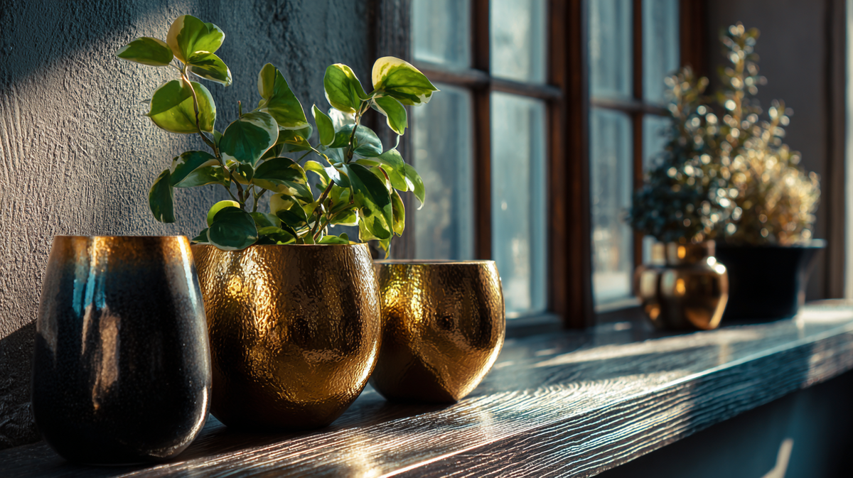 Современные кашпо требуют такого же современного интерьера