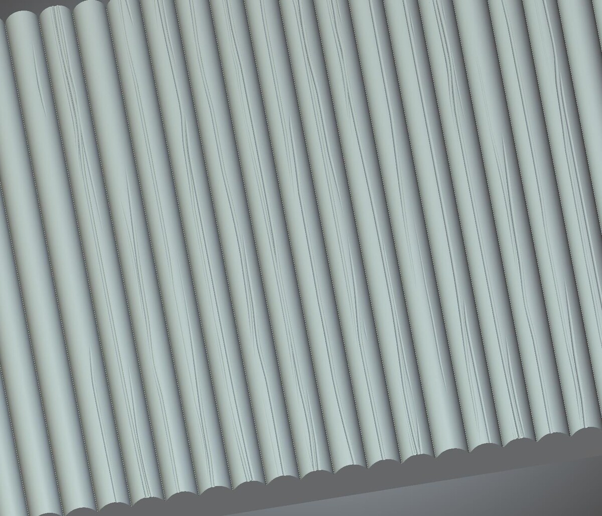 3D модель для ЧПУ станка с добавленными линиями имитирующими массив. Мы конкретно заморочились, что бы линии выглядели максимально естественно.