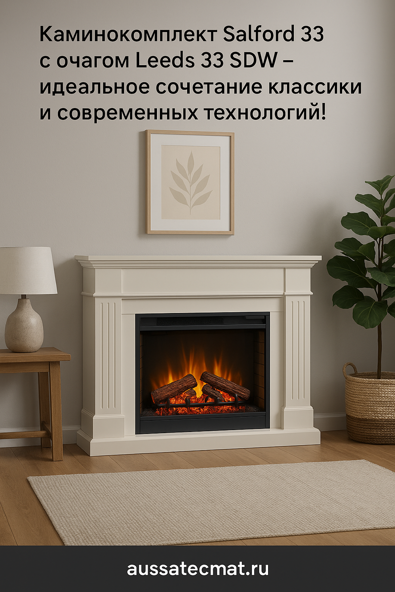    Электрокамин Salford 33: как создать уют и стиль в вашем доме без хлопот и лишних затрат Kamin