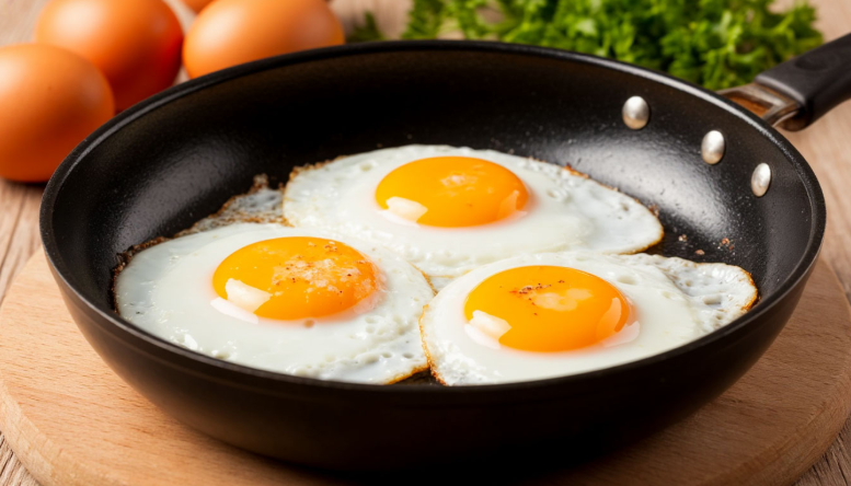 Почему «нельзя» жарить яйца на сковороде?