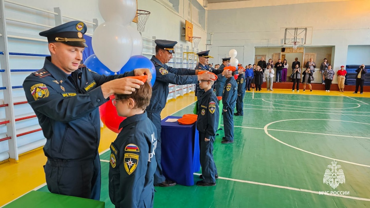    Торжественное открытие кадетского класса МЧС России состоялось в Советском