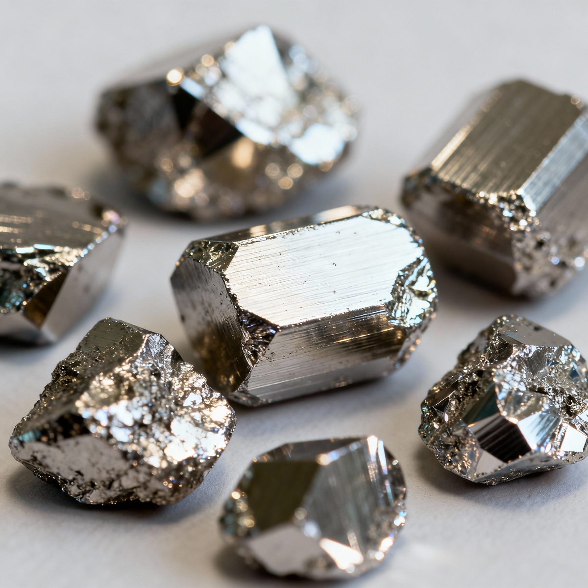 Образцы редкоземельных металлов - неодим и ниобий