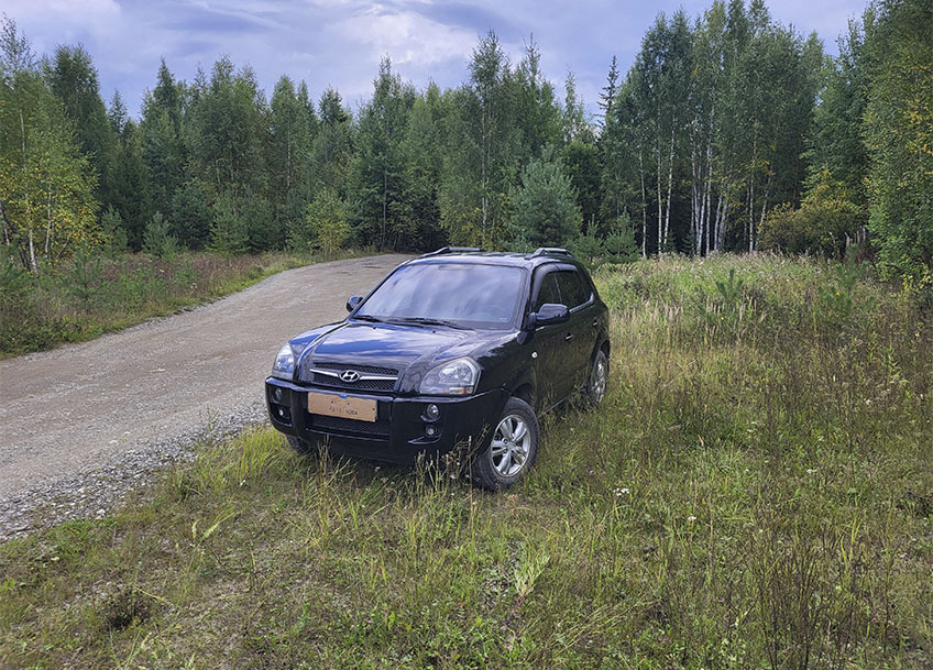 Автомобиль, на котором проводится проверка геометрии кузова