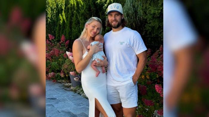 Иван Проворов с супругой Мэдисон и сыном Иваном. Обложка © Instagram(соцсеть запрещена в РФ; принадлежит корпорации Meta, которая признана в РФ экстремистской) / maddleigh