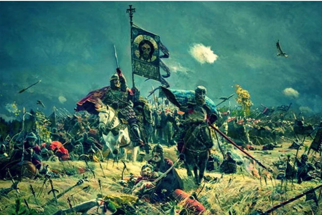 Утро перед Куликовской битвой. Из открытого источника.