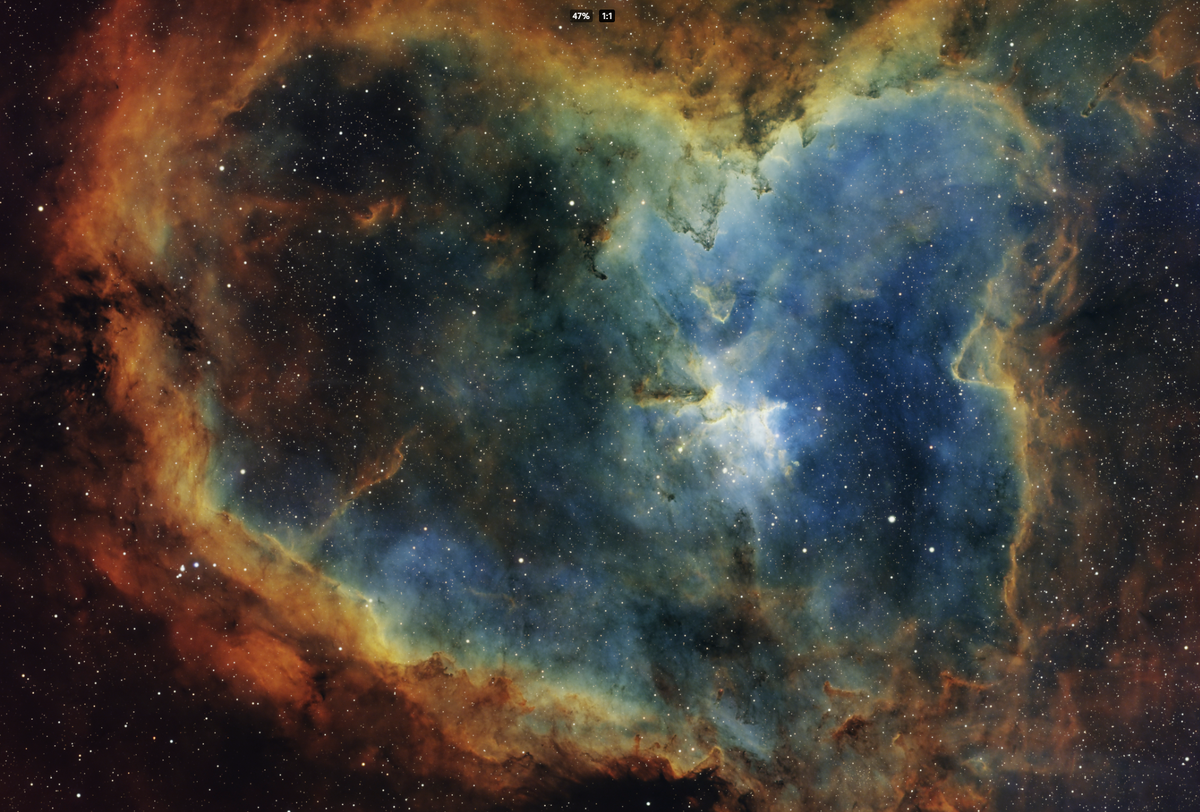 Туманость Сердце (IC1805)