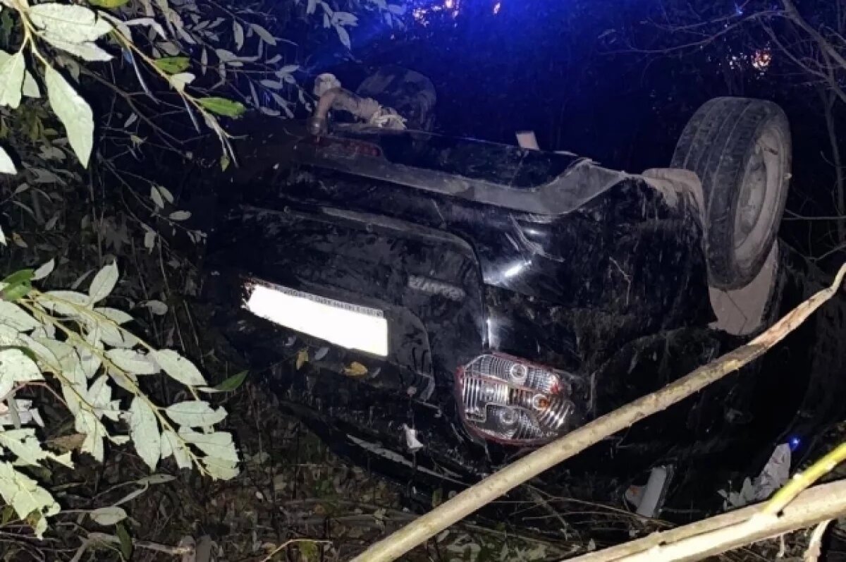    Смертельное ДТП с переворотом произошло на автодороге Челябинск-Троицк