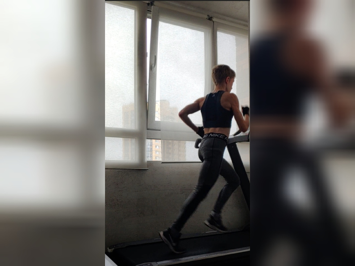 Фото с тренировки автора