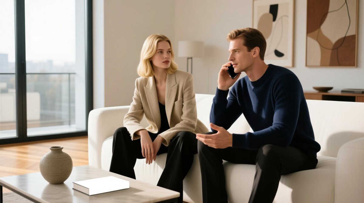 Я не против его мамы. Я за нас.