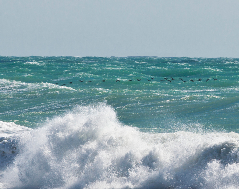 Шторм на Каспии