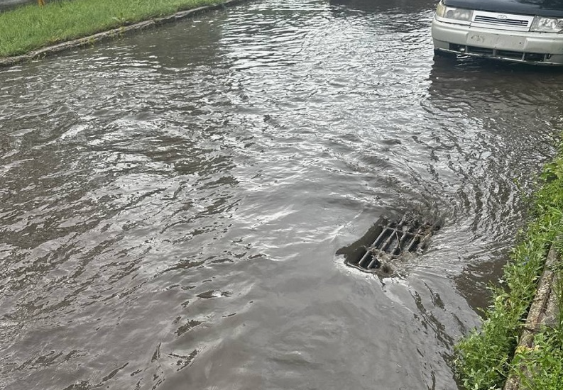 Работа ливневой канализации